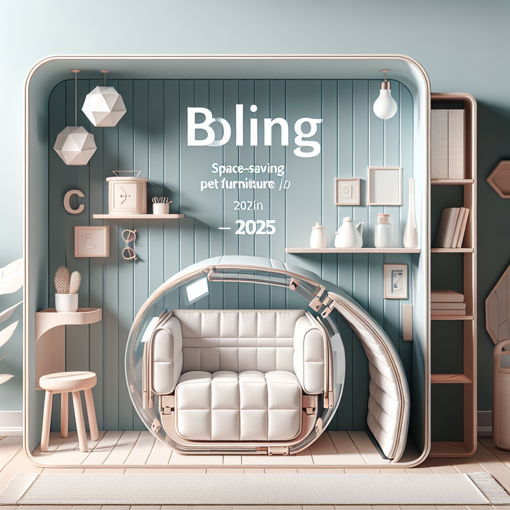 Space-Saving Pet Furniture: Best Folding Options for 2025