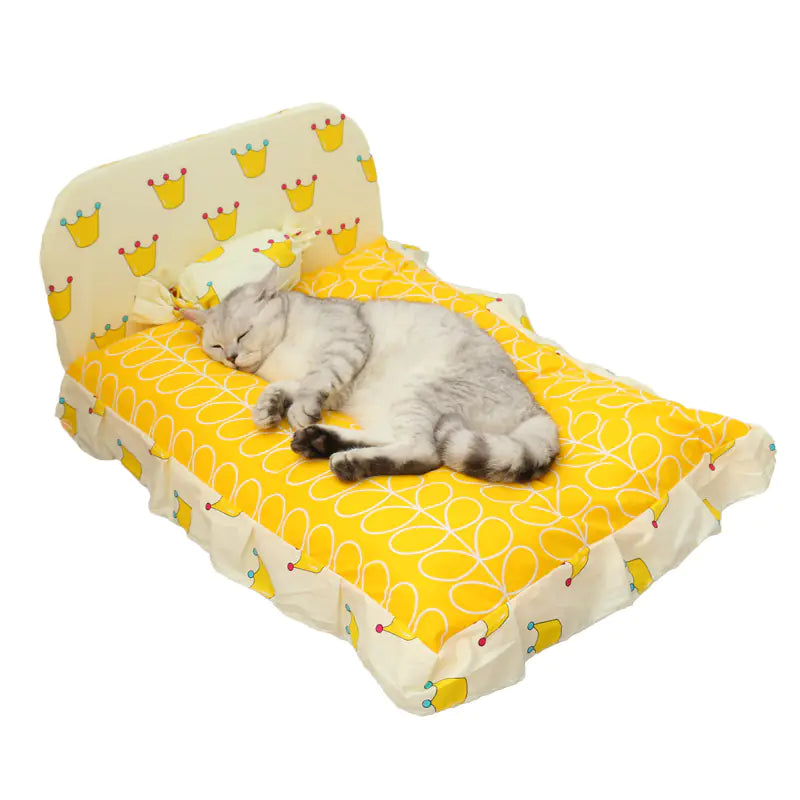 Pet Bed for Small Dogs and Cats, Washable Design
