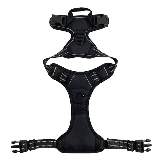 Reflective Nylon Chest and Back Harness for Dogs