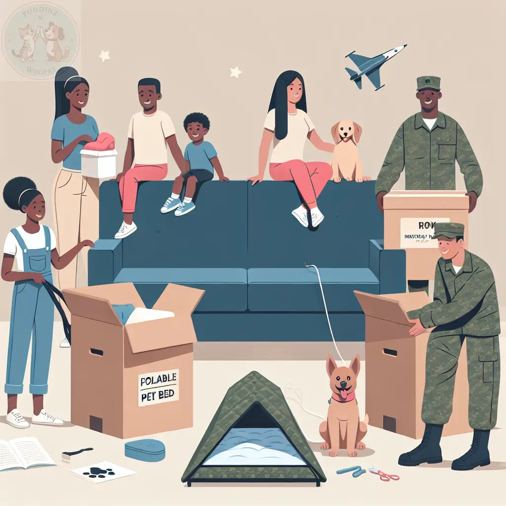 Foldable-Pet-Beds-Essential-for-Military-Families Puddinz n Woofaz