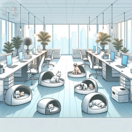 Foldable-Pet-Beds-for-Pet-Friendly-Workplaces Puddinz n Woofaz