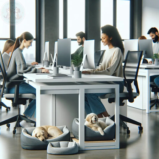 Foldable-Pet-Beds-for-Pet-Friendly-Workplaces Puddinz n Woofaz