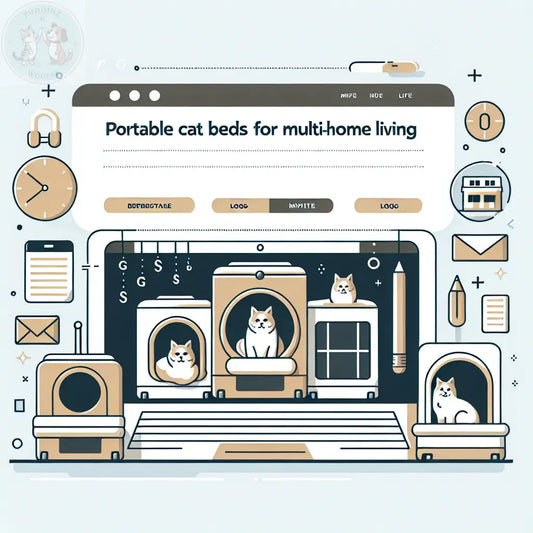 Portable Cat Beds for Multi-Home Living Puddinz n Woofaz