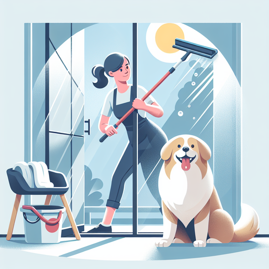How to Clean Windows After Dog Grooming Day