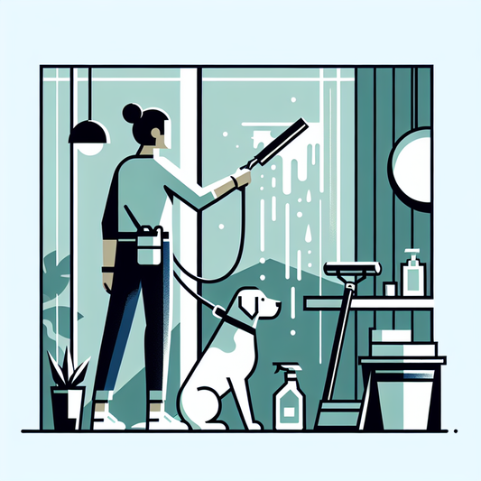Post-Walk Window Cleaning Routine for Dog Owners