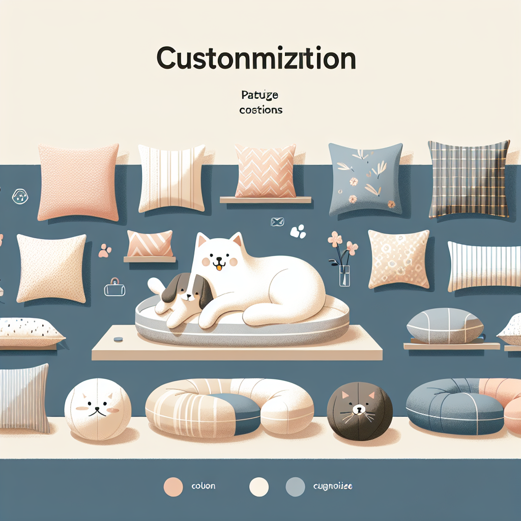 Customizable Pet Cushions: How to Create the Perfect Sleeping Space