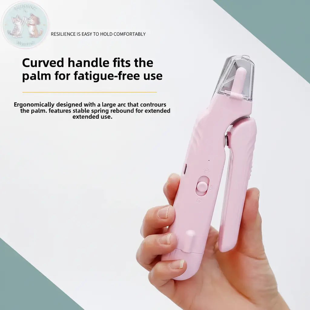 Ergonomic Comfort Handle Infographic - Diagonal Layout