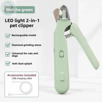 Matcha Green Pet Nail Clipper Infographic