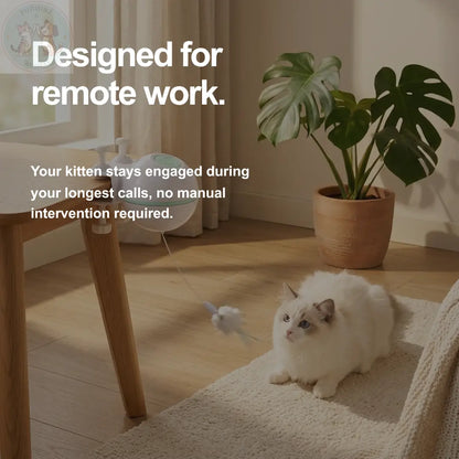 Automatic Cat Toy – Interactive Teaser for Indoor Cats Puddinz n Woofaz   Puddinz n Woofaz