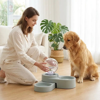 Automatic Pet Water Dispenser –|Self-Filling Fountain for Dogs and Cat Puddinz n Woofaz   Puddinz n Woofaz