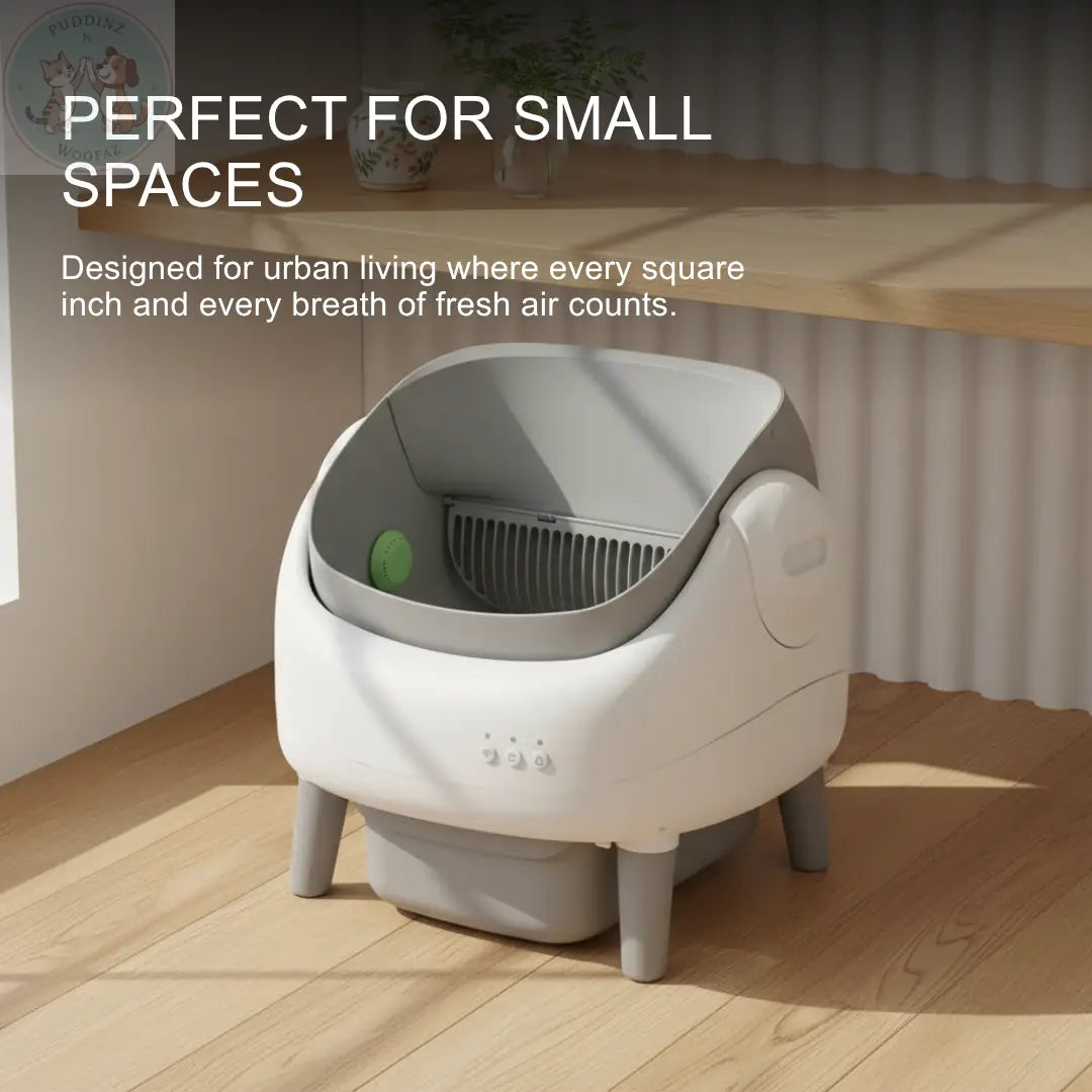 Automatic Self-Cleaning Cat Litter Box - Smart Odor Control Puddinz n Woofaz  Pet accessories Puddinz n Woofaz
