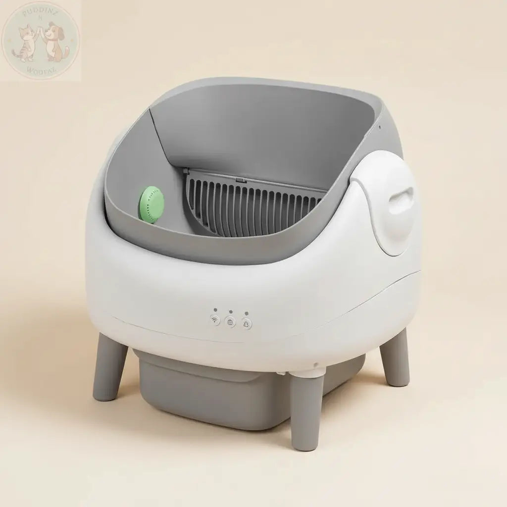 Premium product shot of Automatic Self-Cleaning Cat Litter Box