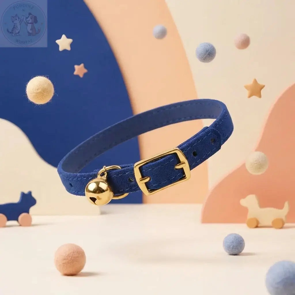 Cat Collar with Bell – Adjustable Breakaway Safety Buckle Puddinz n Woofaz   Puddinz n Woofaz