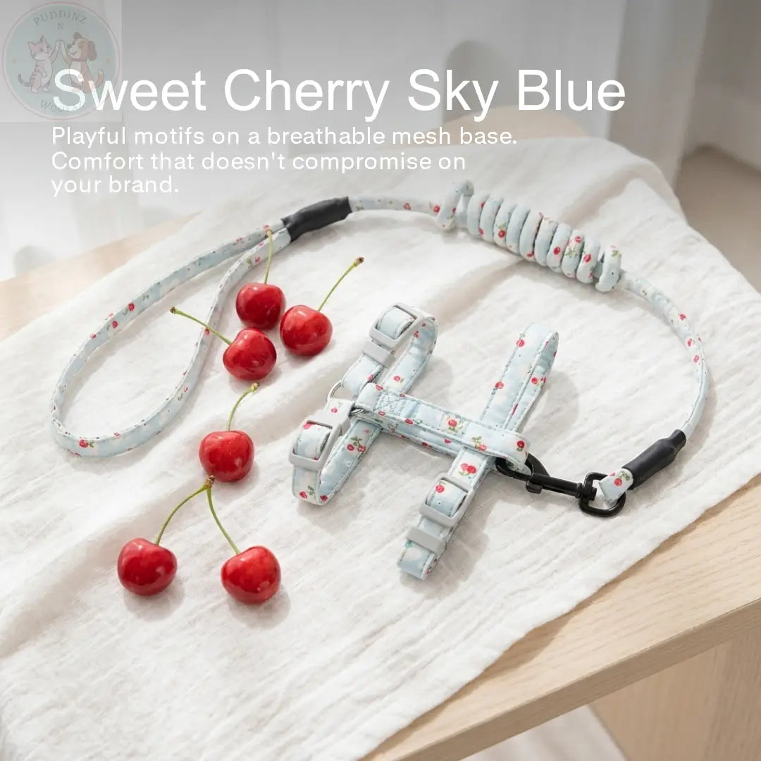 Cat Harness and Leash – Japanese Style Walking Set Puddinz n Woofaz   Puddinz n Woofaz