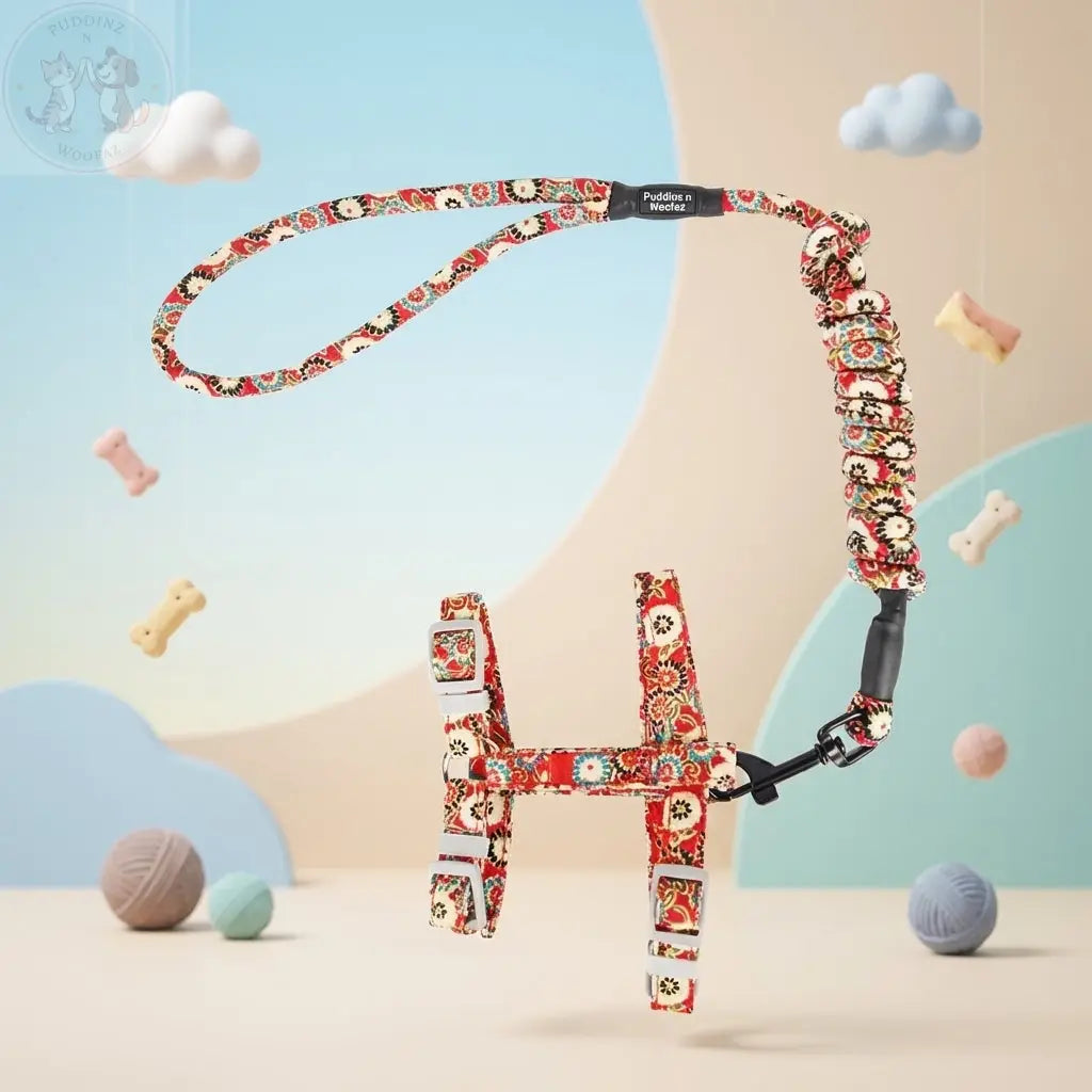 Cat Harness and Leash – Japanese Style Walking Set Puddinz n Woofaz   Puddinz n Woofaz