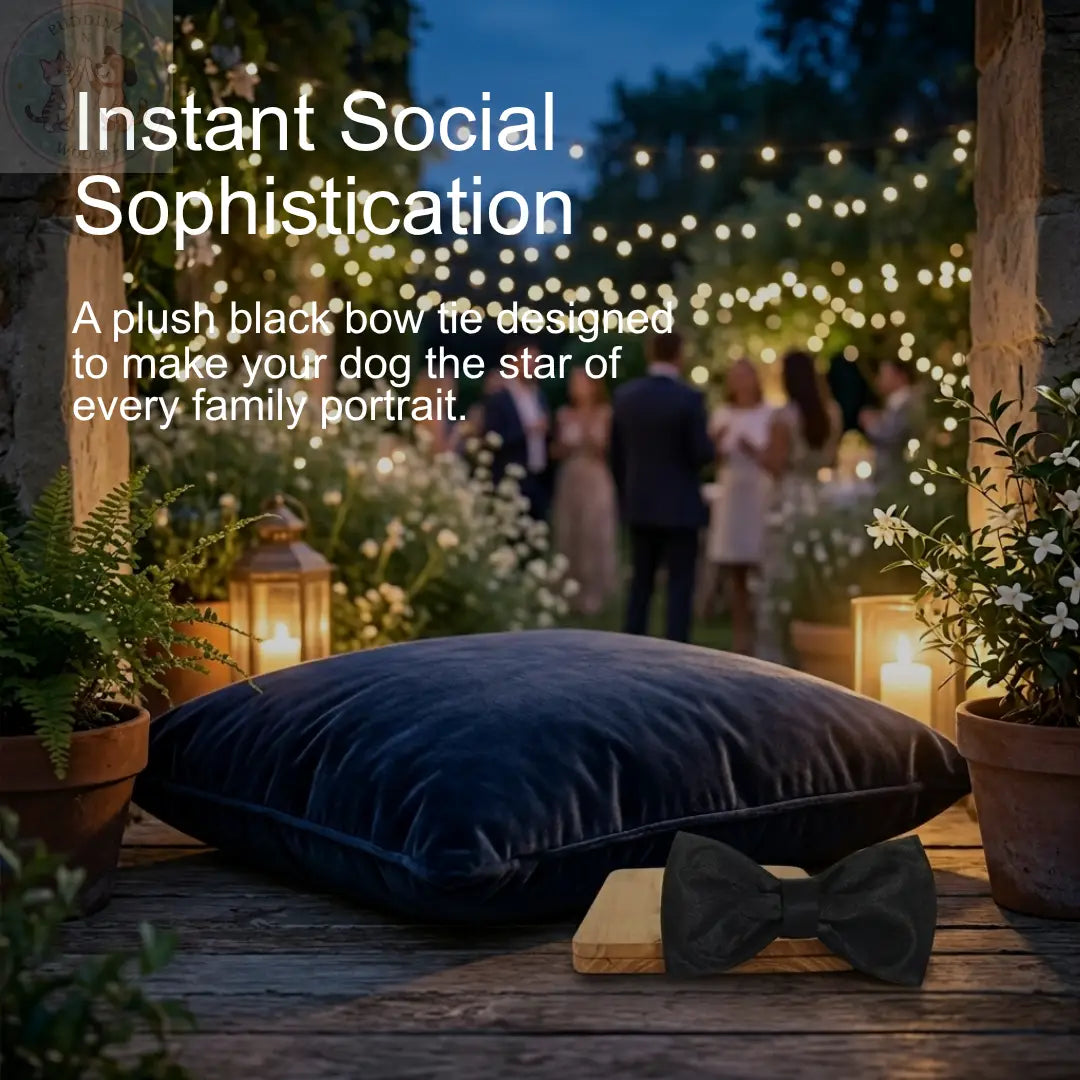 Dog Bow Tie Collar – Adjustable Pet Collar with Metal Buckle for dogs Puddinz n Woofaz   Puddinz n Woofaz