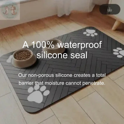 Dog Feeding Mat – Waterproof Non-Slip Pet Food Mat Puddinz n Woofaz   Puddinz n Woofaz