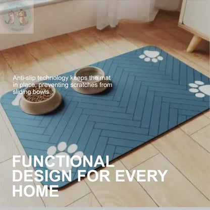 Dog Feeding Mat – Waterproof Non-Slip Pet Food Mat Puddinz n Woofaz   Puddinz n Woofaz