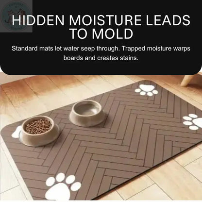 Dog Feeding Mat – Waterproof Non-Slip Pet Food Mat Puddinz n Woofaz   Puddinz n Woofaz