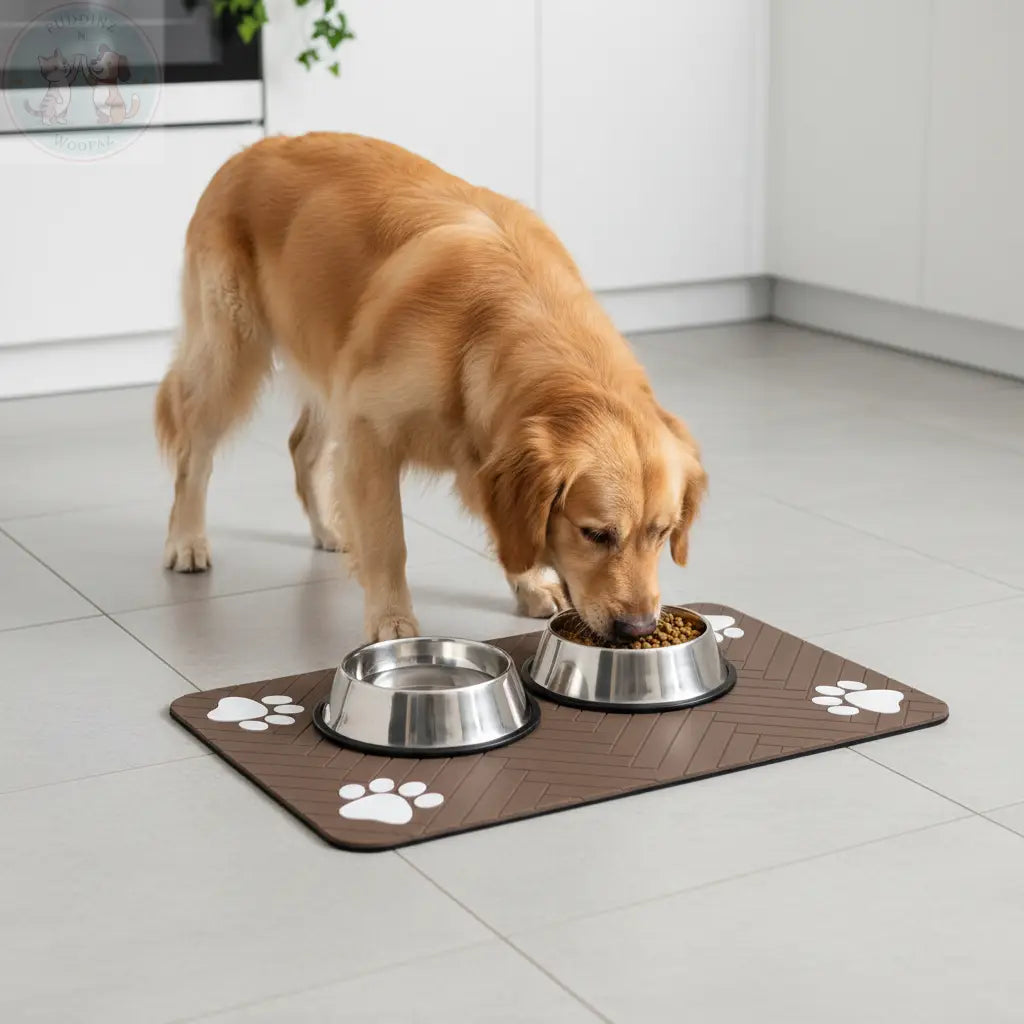 Dog Feeding Mat Lifestyle Photo