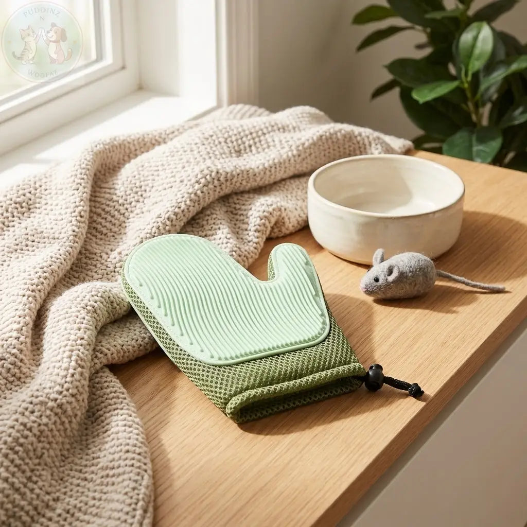 Dog Grooming Glove – Pet Hair Removal & Massage Glove for Dogs and Cat Puddinz n Woofaz   Puddinz n Woofaz