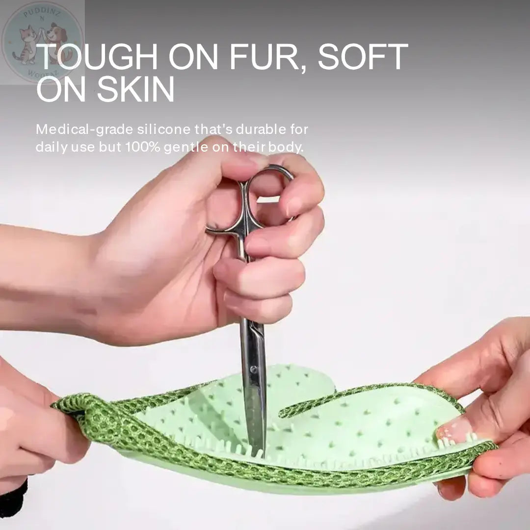 Dog Grooming Glove – Pet Hair Removal & Massage Glove for Dogs and Cat Puddinz n Woofaz   Puddinz n Woofaz