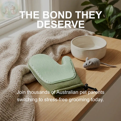 Dog Grooming Glove – Pet Hair Removal & Massage Glove for Dogs and Cat Puddinz n Woofaz   Puddinz n Woofaz