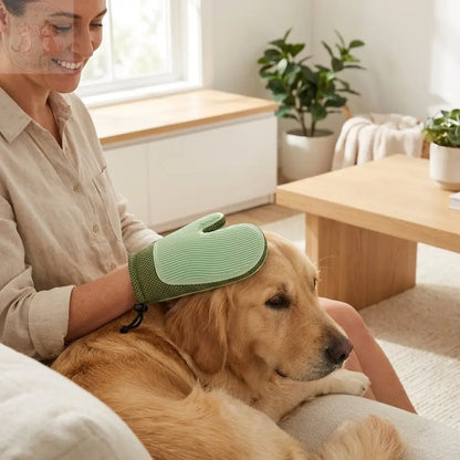 Dog Grooming Glove – Pet Hair Removal & Massage Glove for Dogs and Cat Puddinz n Woofaz   Puddinz n Woofaz