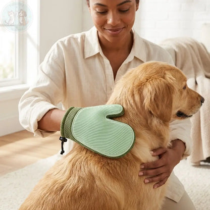 Dog Grooming Glove – Pet Hair Removal & Massage Glove for Dogs and Cat Puddinz n Woofaz   Puddinz n Woofaz