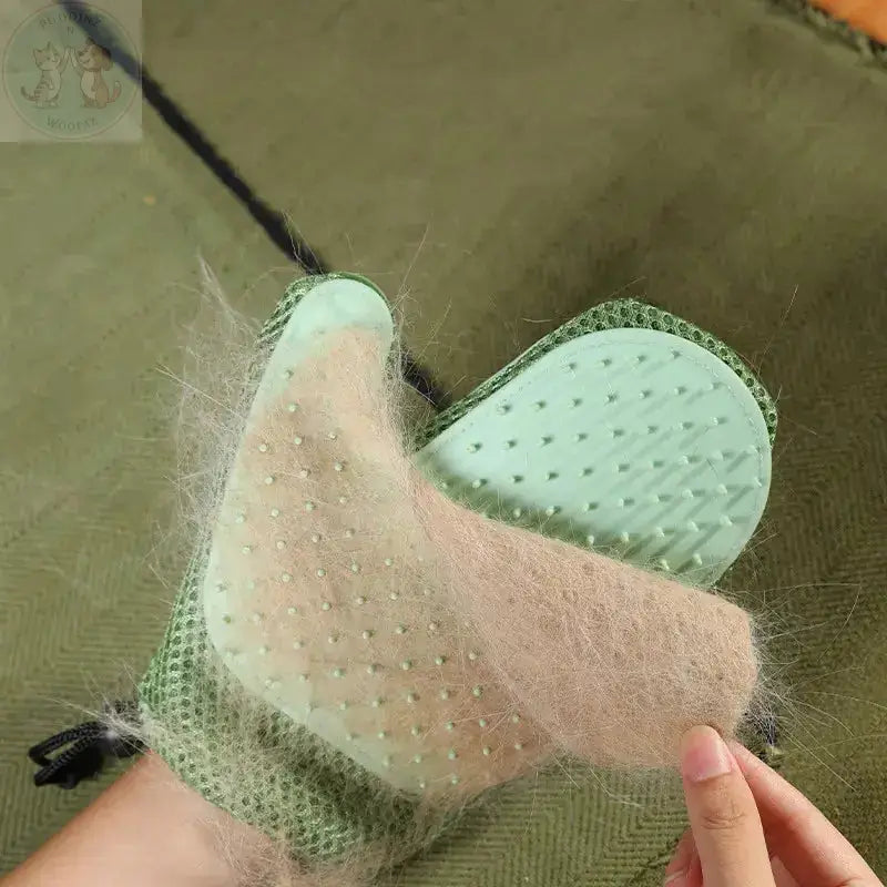 dog grooming glove