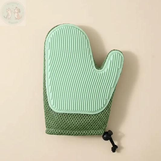 Premium product shot of Dog Grooming Glove – Pet Hair Removal & Massage Glove for Dogs and Cat