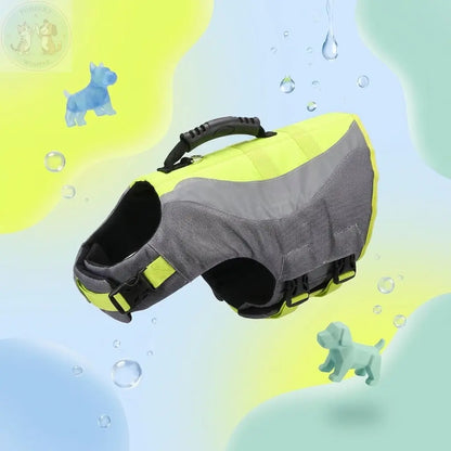 Dog Life Jacket Reflective - Swimming Safety Vest Puddinz n Woofaz   Puddinz n Woofaz