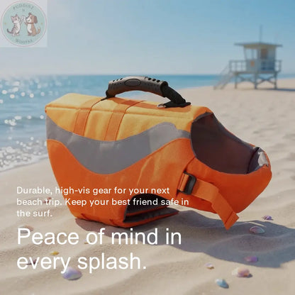 Dog Life Jacket Reflective - Swimming Safety Vest Puddinz n Woofaz   Puddinz n Woofaz