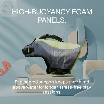 Dog Life Jacket Reflective - Swimming Safety Vest Puddinz n Woofaz   Puddinz n Woofaz