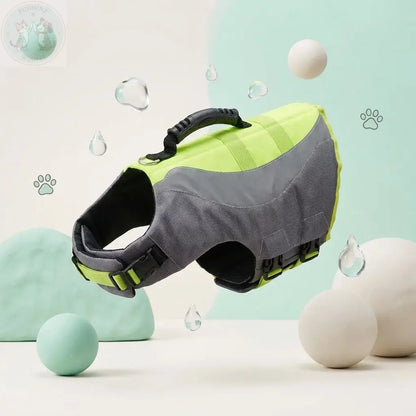 Dog Life Jacket Reflective - Swimming Safety Vest Puddinz n Woofaz   Puddinz n Woofaz