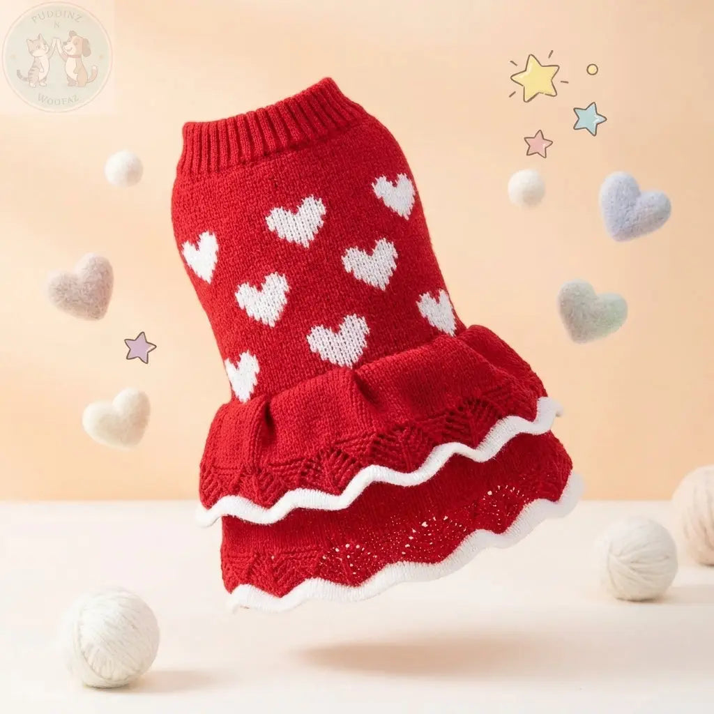 Dog Princess Dress – Festive Christmas & Holiday Outfit for Small Dogs Puddinz n Woofaz   Puddinz n Woofaz