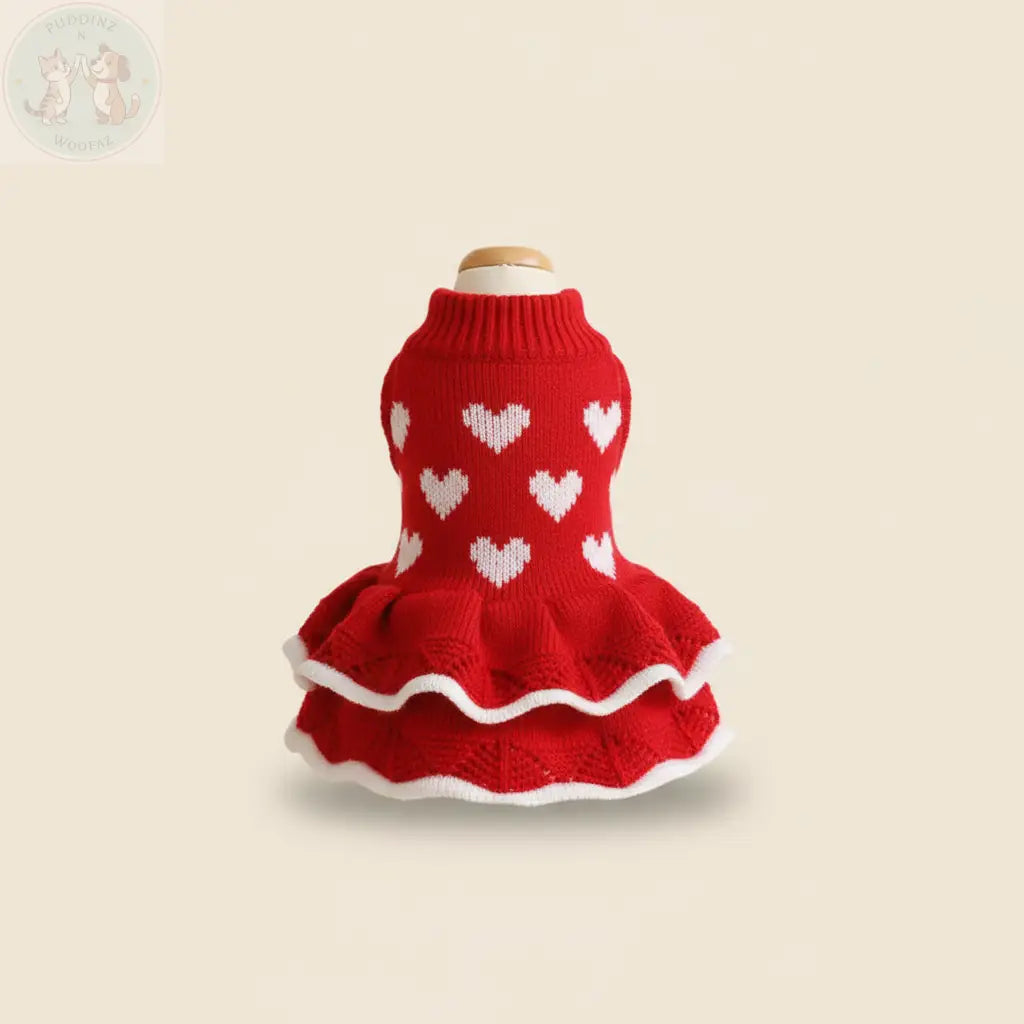 Premium product shot of Dog Princess Dress – Festive Christmas & Holiday Outfit for Small Dogs