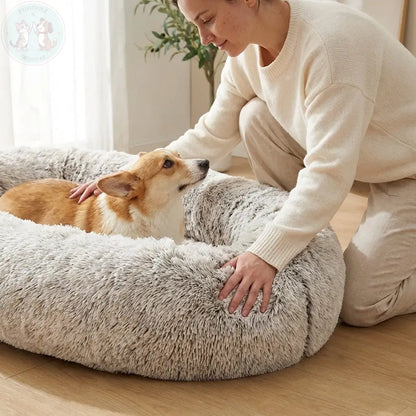 Large Dog Bed – Soft Washable Plush Pet Bed Puddinz n Woofaz   Puddinz n Woofaz