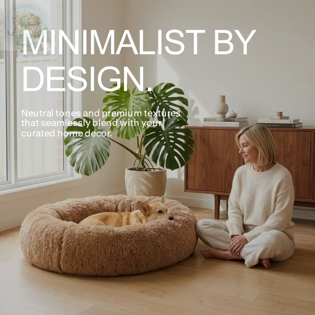 Large Dog Bed – Soft Washable Plush Pet Bed Puddinz n Woofaz   Puddinz n Woofaz