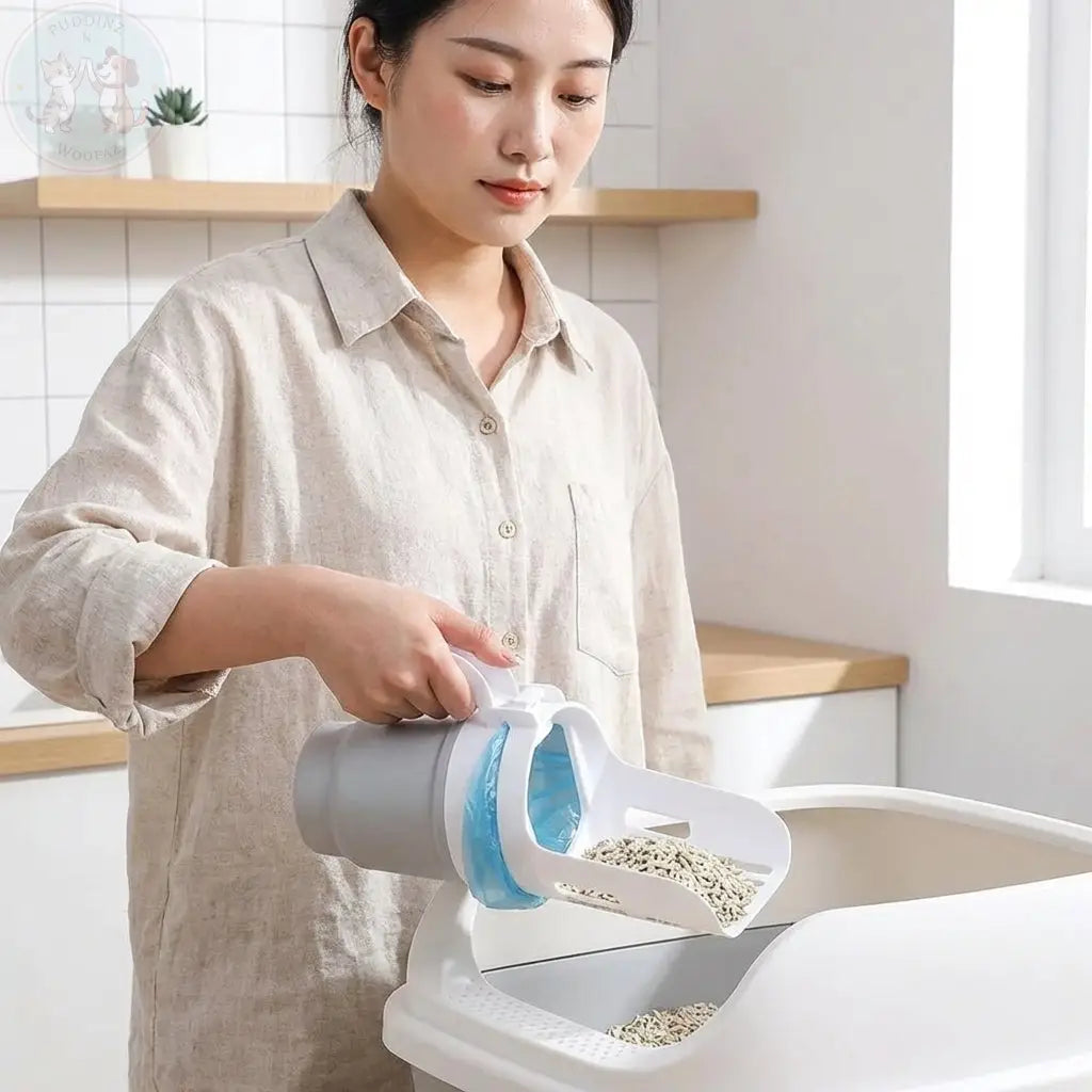 Large Portable Cat Sifter – Foldable Litter Scoop Puddinz n Woofaz   Puddinz n Woofaz
