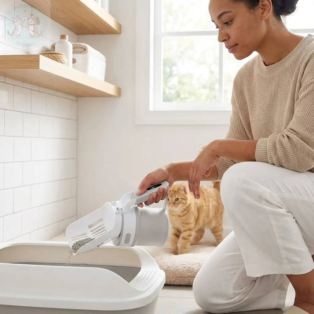 Large Portable Cat Sifter – Foldable Litter Scoop Puddinz n Woofaz   Puddinz n Woofaz