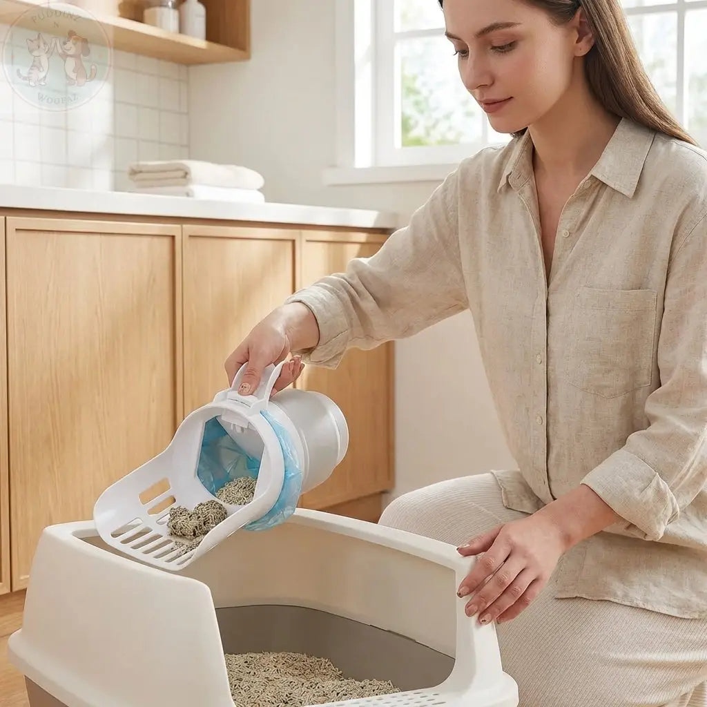 Large Portable Cat Sifter – Foldable Litter Scoop Puddinz n Woofaz   Puddinz n Woofaz