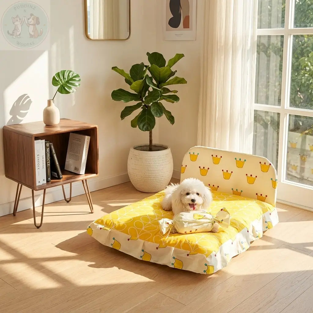 Luxury Dog Bed – Plush Comfort & Stylish Design Dogs Puddinz n Woofaz   Puddinz n Woofaz