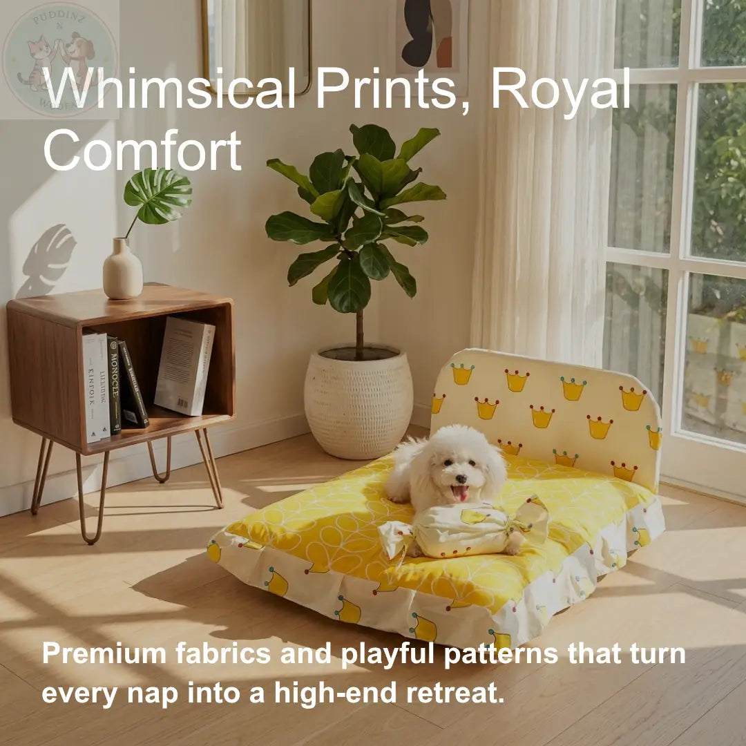 Luxury Dog Bed – Plush Comfort & Stylish Design Dogs Puddinz n Woofaz   Puddinz n Woofaz
