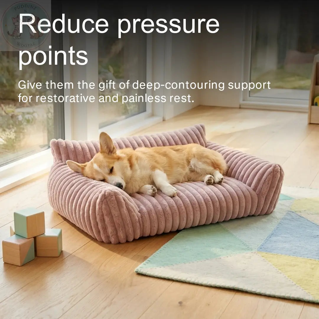 Orthopedic Dog Bed – Washable Memory Foam Pet Sofa Puddinz n Woofaz   Puddinz n Woofaz