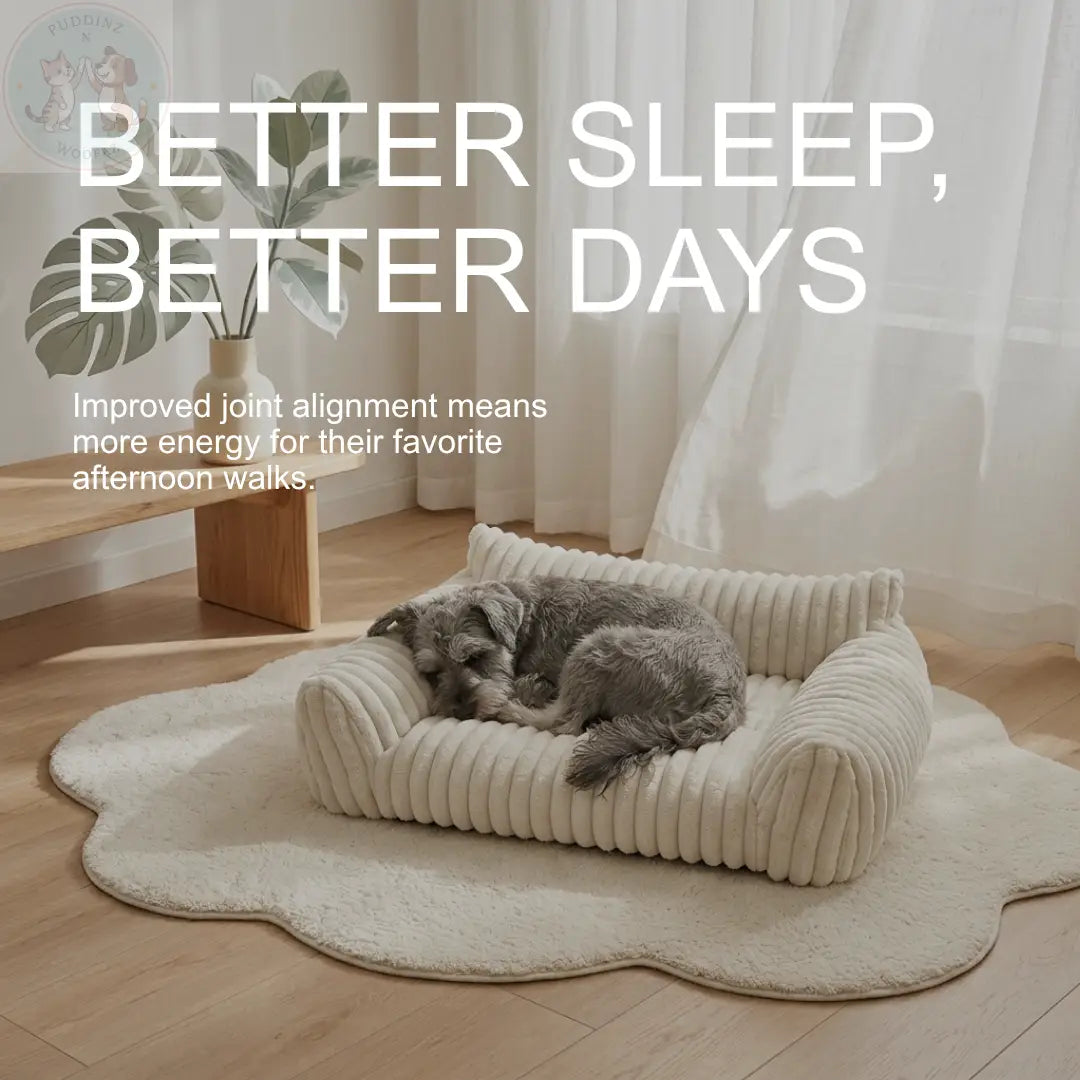 Orthopedic Dog Bed – Washable Memory Foam Pet Sofa Puddinz n Woofaz   Puddinz n Woofaz
