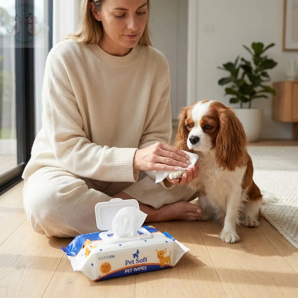 Pet Dog Wipes – Hypoallergenic Cleaning & Deodorizing Wipes for dog Puddinz n Woofaz   Puddinz n Woofaz