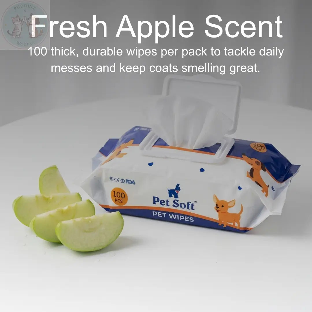 Pet Dog Wipes – Hypoallergenic Cleaning & Deodorizing Wipes for dog Puddinz n Woofaz   Puddinz n Woofaz