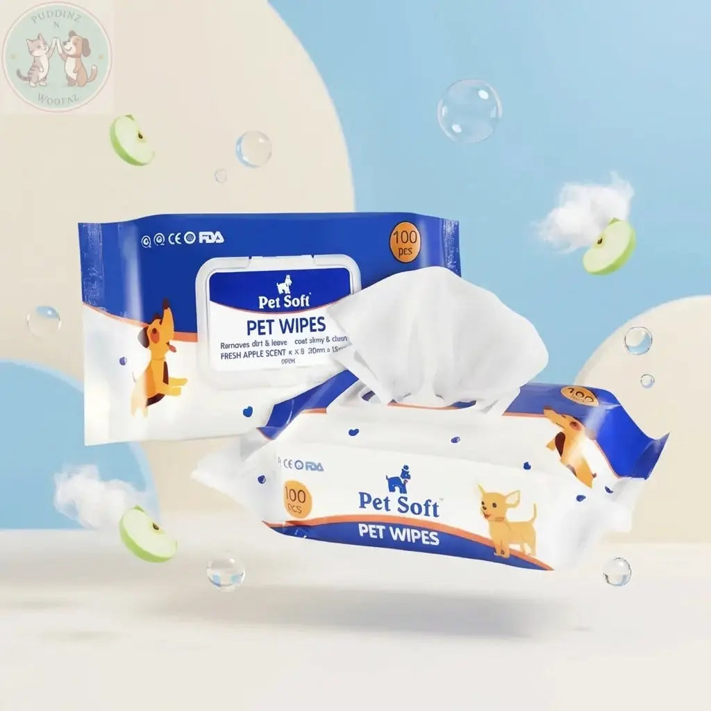 Pet Dog Wipes – Hypoallergenic Cleaning & Deodorizing Wipes for dog Puddinz n Woofaz   Puddinz n Woofaz