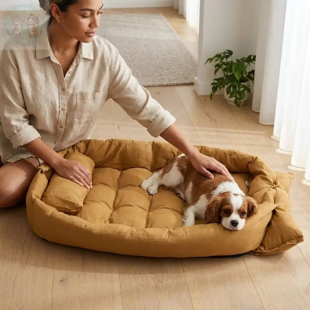 Portable Dog Bed – Foldable Travel Mat for Dogs and Cats Puddinz n Woofaz   Puddinz n Woofaz